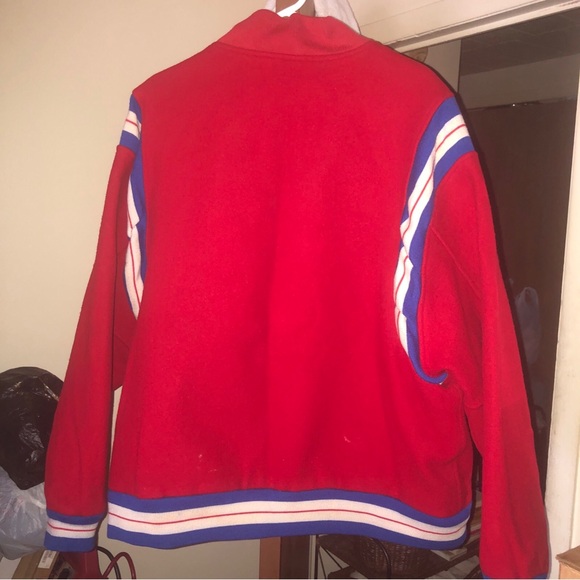 OJ SIMPSON BUFFALO BILLS WOOL HEAVY JACKET VINTAGE LOOK SIZE 60 MEAN 4XL - Picture 3 of 15
